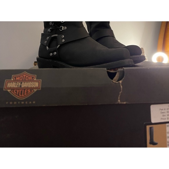 Harley Davidson Riding Boots- Size 9 Romy - Picture 2 of 5